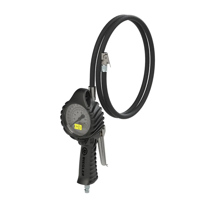 Neuheit RIEGLER Stand.-Handreifenfüllmesser MS, Mano Ø 80 mm, geeicht, 0 - 12 bar