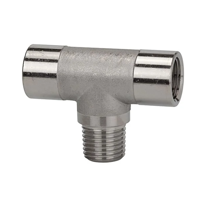 Zertifiziert RIEGLER T-Stück, innen/außen/innen, G/R 3/8, Edelstahl 1.4404