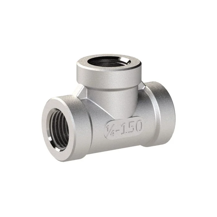 Zertifiziert RIEGLER T-Verteiler, 3 x innen, Rp 1, Edelstahl 1.4408