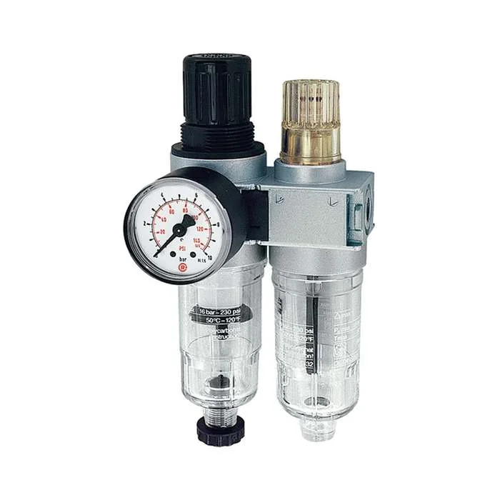 Zertifiziert RIEGLER Wartungseinheit 2-tlg. »multifix-mini«, mit PC-Behälter, G 1/4