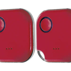 Zertifiziert SHELLY Bluetooth Schalter u. Dimmer, Blu Button1, Plug&Play, rot, 2er Set