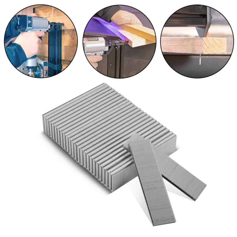 Zertifiziert STAHLWERK Heftklammern Typ 90 (1,25 x 1,0 mm) mit 32 mm Länge im 5000er Set | Tackerklammern | Klammern für Handtacker, Drucklufttacker und Elektrotacker